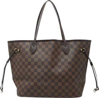 Louis Vuitton Brown Pvc Leather Shoulder Bag Tote Bag (Pre-Owned)