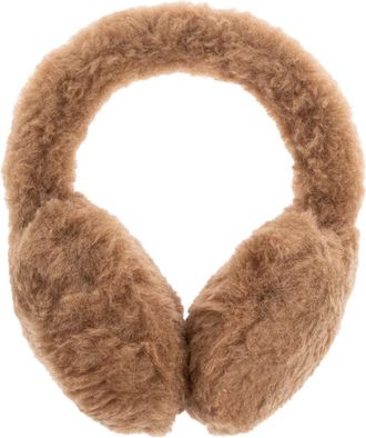 Max Mara Kameelwol oorwarmers - Dames - Accessoires - Bruin - ONE Size - Wol - Accessoires