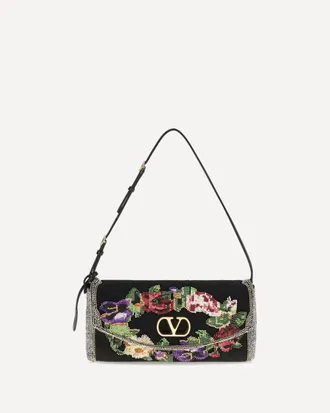 Valentino Garavani Borsa a Spalla Devain ricamata piccola Woman UNI