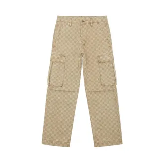 Ksubi Straight Jeans, male, Beige, Size: W30 Box Fugitive Cargo Pant