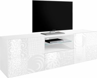 Inosign Lowboard »Miro« Breite 181 cm mit dekorativem Siebdruck