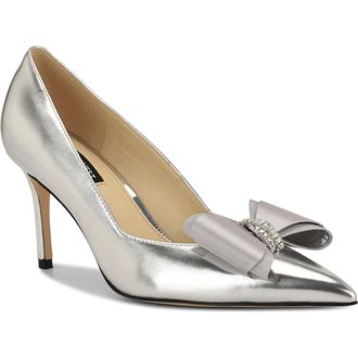 Nine West Ceryn Pointed Toe Pump in Silver at Nordstrom Rack, Size 7.5