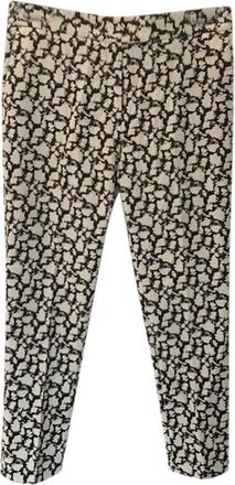 Joseph Printed Straight Leg Tailored Trousers Size XS