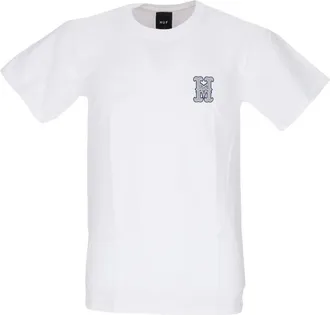 HUF Thrasher Logo Tee Wit Korte Mouw - Heren - T-shirts - Wit - XL - Katoen - Tops