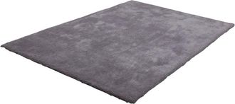 LALEE Hochwertiger Hochfloor Design Teppich Velvet 500 - Silver