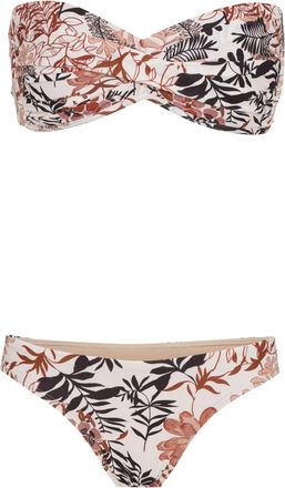 Amir Slama Bikini a fiori - Bianco