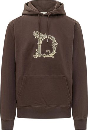 Dr&ocirc;le de Monsieur Brown Graphic Logo Hoodie