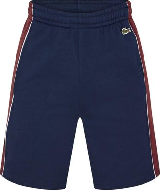 Lacoste Heren Fleece Elastaan Shorts (Navy Blauw)