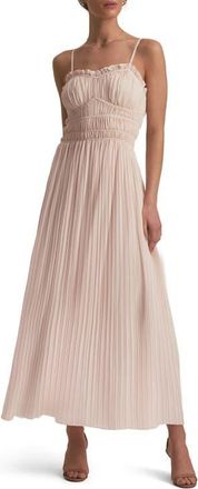Favorite Daughter The Best Dressed Guest Pleated Maxi Dress in Rosewater at Nordstrom, Size X-Small