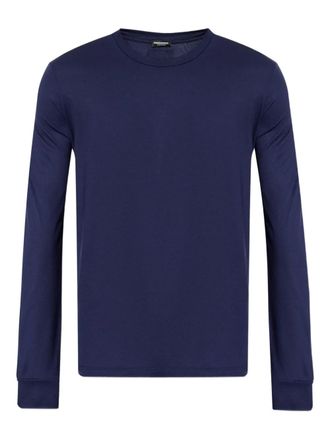 Dsquared2 long-sleeved T-shirt - men - Modal - L - Blue