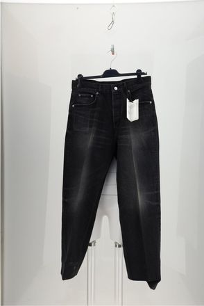 Celine Womens Boyfriend Jeans Max Black Wash Cotton