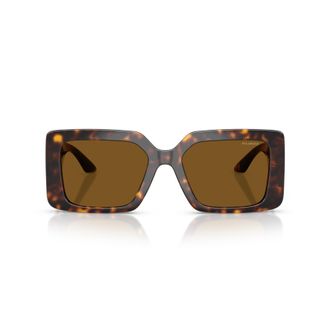 Versace 0ve4505u Rectangular Tortoiseshell Sunglasses