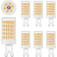 OEM Bombilla Led G9 De 10 W, Luz Blanca C&aacute;lida, 2700 K, Equivalente A Una Bombilla Incandescente, Luz De 80 W, 900 Lm, Bombilla G9, Ca 220 V, Brillante, &Aacute;