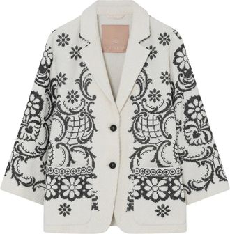 Gustav Stacie Blazer - Dames - Blazers - Wit - M - Leer - Jassen