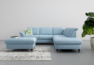 Sit&more Ecksofa »Maggiore L-Form« wahlweise mit Kopfteilverstellung, Bettfunktion und Stauraum