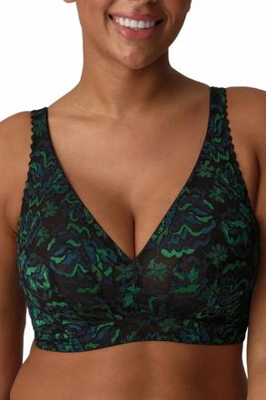 Prima Donna San Angel Bralette In Peacock Feather