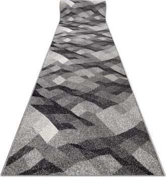 RugsX Alfombra De Pasillo Silver Palanga Gris 90 Cm Grey 90x390 Cm