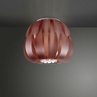 Linea Zero Linea Zero - Plaf&oacute;n De Metal Rosa Cm. 19x17h
