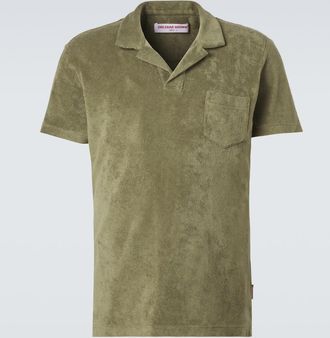 Orlebar Brown Terry cotton toweling polo shirt