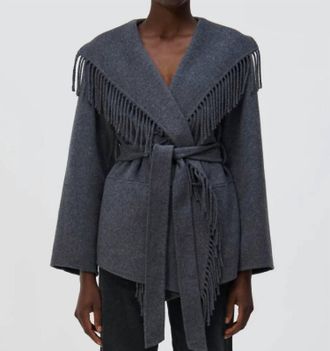 SIMKHAI Rowen Jacket In Grey Melange