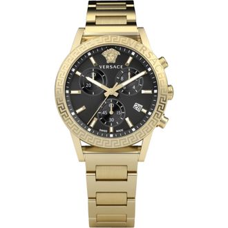 Versace Horloges - Dames - Horloges - Geel - ONE Size - Accessoires