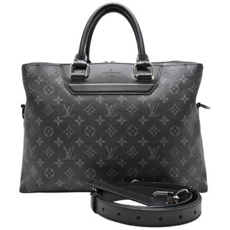 Louis Vuitton Black Monogram Eclipse Briefcase (Pre-Owned)