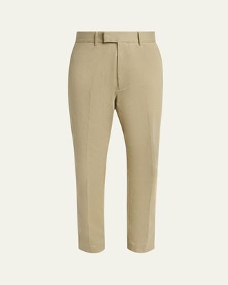 Tom Ford Mens Comfort Stretch Slim Flat-Front Trousers