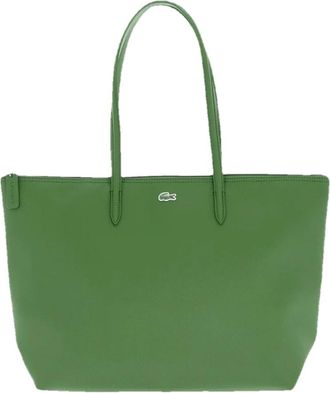 Lacoste Small L.12.12 Concept Tote - Dames - Shoppers - Groen - ONE Size - Tassen