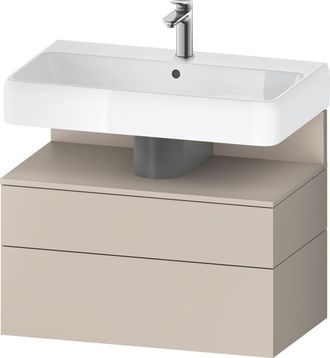 Duravit Qatego Mueble Bajo Lavabo, 1 Extra&iacute;ble Y 1 Caj&oacute;n, - Duravit