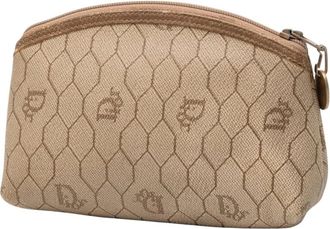 Dior Pre-owned Bags, female, Brown, Size: ONE SIZE Pre-owned Cosmetic Pouch
