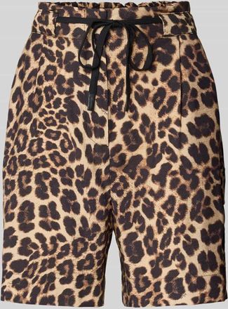 Copenhagen Muse Shorts aus Viskose mit Tunnelzug Modell GABBY in Mittelbraun, Größe M