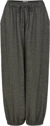 Lollys Laundry Broeken, Dames, Bruin, XL, Wijde broek