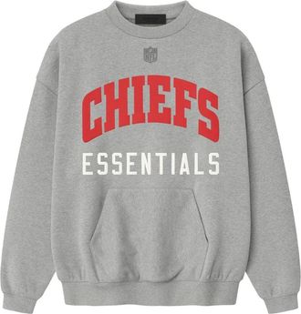 Fear of God x NFL FW25 Chiefs Sport Crewneck Concrete Heather 192NF256513F