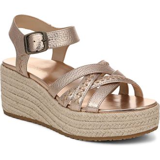 Vionic Danal Platform Wedge in Bronze at Nordstrom, Size 7.5