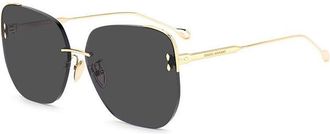 Isabel Marant IM 0082/S 000/IR Womens Sunglasses Gold Size 65