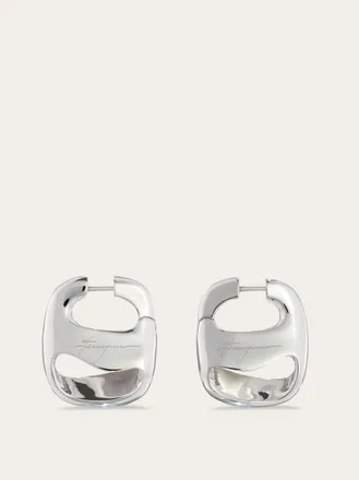 Ferragamo Women Vara earrings (L) Silver