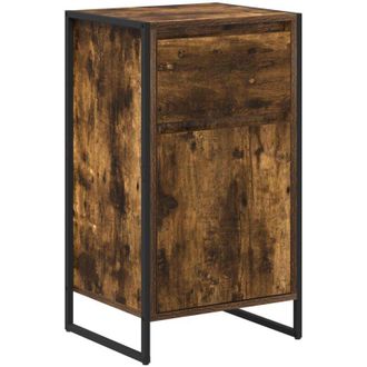 vidaXL Vitrina Roble Humo 81 X 36 X 150.5 Cm Madera Contrachapada Vidaxl