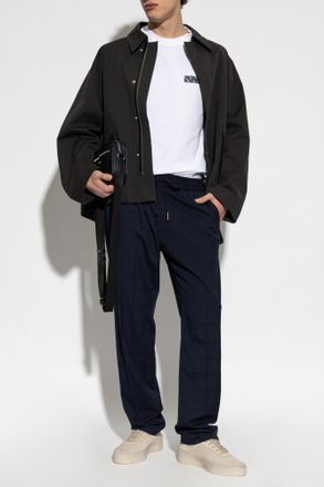 Iceberg T-shirt With Logo Applique, Mens, White