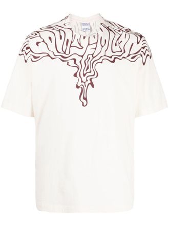 Marcelo Burlon T-shirt con stampa - Toni neutri