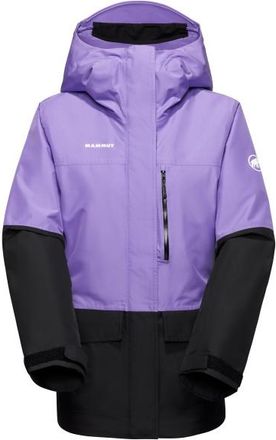 Mammut Fall Line Hardshell Thermo Hooded Jacket Skijacke für Damen | lila