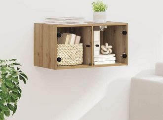 vidaXL vidaXL Armadietto a muro Rovere artigianale 68 x 37 x 35 cm