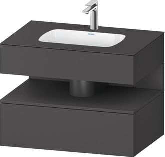 Duravit Qatego Lavabo Encastrado Con Base De Lavabo Consola, - Duravit