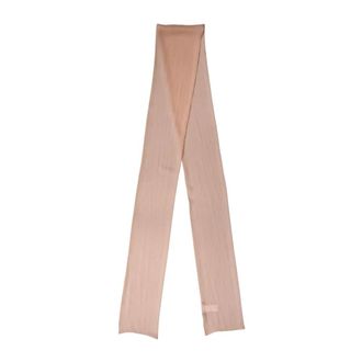 Dolce & Gabbana Silky Scarves, female, Pink, Size: ONE SIZE Silk Sash Wrap Foulard Scarf