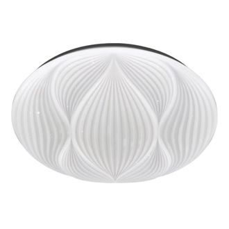 Trade Shop Trade Shop - Lampada Da Soffitto Plafoniera Decorata Bianco Led 60w Luce Fredda 6500k Ip20 69771
