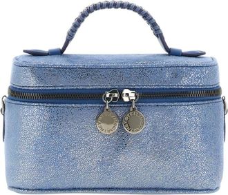 Stella McCartney Blue Falabella Vanity Mini Crossbody Bag