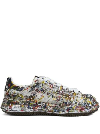 Miharayasuhiro Restir sneakers - men - Leather/Rubber/Fabric - 42 - White