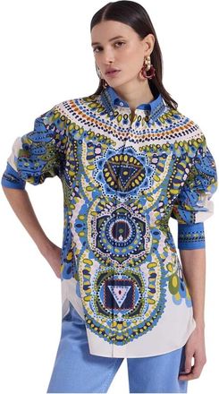 La DoubleJ Beter dan je vriendjes shirt - Dames - Overhemden - Veelkleurig - L - Katoen - Overhemden