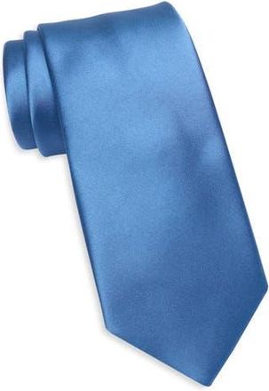Nordstrom Rack Solid Satin Tie in French Blue at Nordstrom Rack