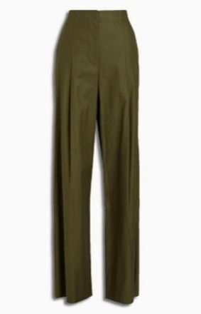 7 For All Mankind Womens Trouser Pants In Olive