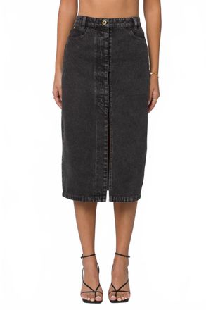Velvet Heart Norma Pencil Skirt In Black